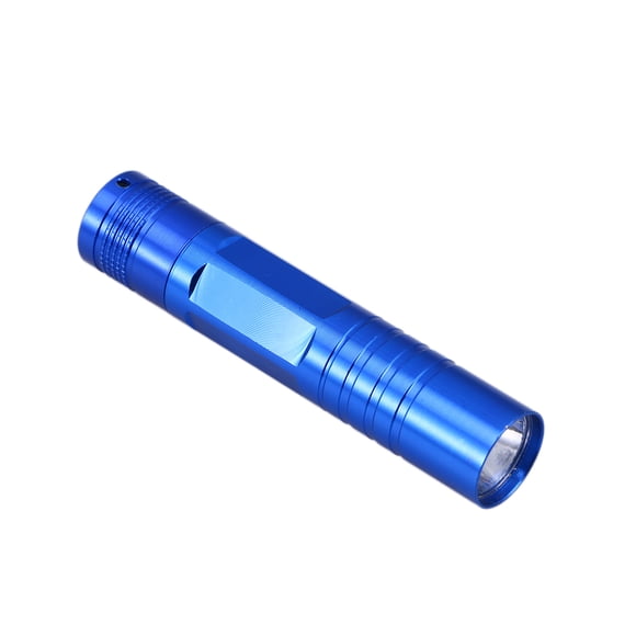 Shisuyan Led Pocket Torch Ultra-bright Outdoor Waterproof Portable Small Flashlight With Aluminum Alloy And Keyring For Camping Walking Hiking Climbing Etc (Blue-No battery Included)
