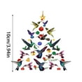 thumbnail image 5 of Hummingbird Christmas Ornament 2025 – Colorful Stacked Acrylic Bird Hanging Décor for Christmas Tree, Nature-Themed Holiday Decoration & Gift, 5 of 5