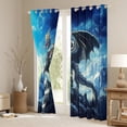 thumbnail image 3 of Castle Fairy Wild Dragon Black Out Curtains,Animal Curtains Pack of 2 (42x63 Each), 3 of 6