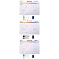 thumbnail image 6 of OUNONA 3 Sets of Refrigerator Magnetic Memo Board Monthly Planner Write Board Erasable Calendar Board, 6 of 8