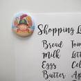 thumbnail image 2 of Pirate Crab on the Beach with Hook and Coin Kitchen Refrigerator Locker Button Magnet, 2 of 5