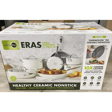 Eras Ceramic Non-Stick  Cookware Set GreenPan (8 pieces)