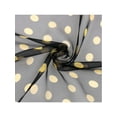 thumbnail image 4 of INSPIRAR CHIC Bufanda de Chiffon de Mujer de los años 50 con Lunares, Chal de Cabeza Larga Suave y Ligera Retro para Todas las Temporadas 63.0"x19.7" Lunares Negros y Amarillos, 4 of 6