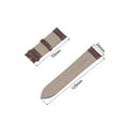 thumbnail image 5 of Uxcell Leather Band Embossed 17mm Brown Leather Watch Strap with Spring Bar Pins, 5 of 6