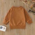 thumbnail image 2 of Vedolay Sweatshirts Girls Cute Hoodies Long Sleeve Casual Lightweight Pullover Sweatshirt,Brown 2-3 Years, 2 of 5