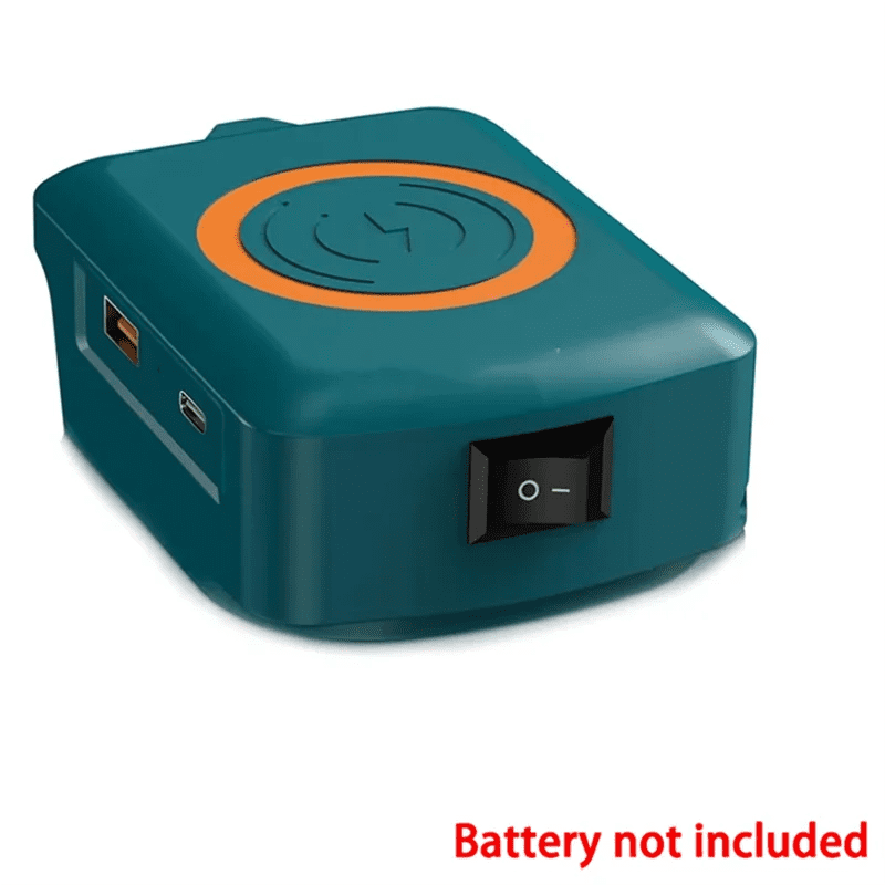 Wireless Phone Charger For Hitachi 18V Li-ion Battery Phone Charger with USB Port and TYPE C Port