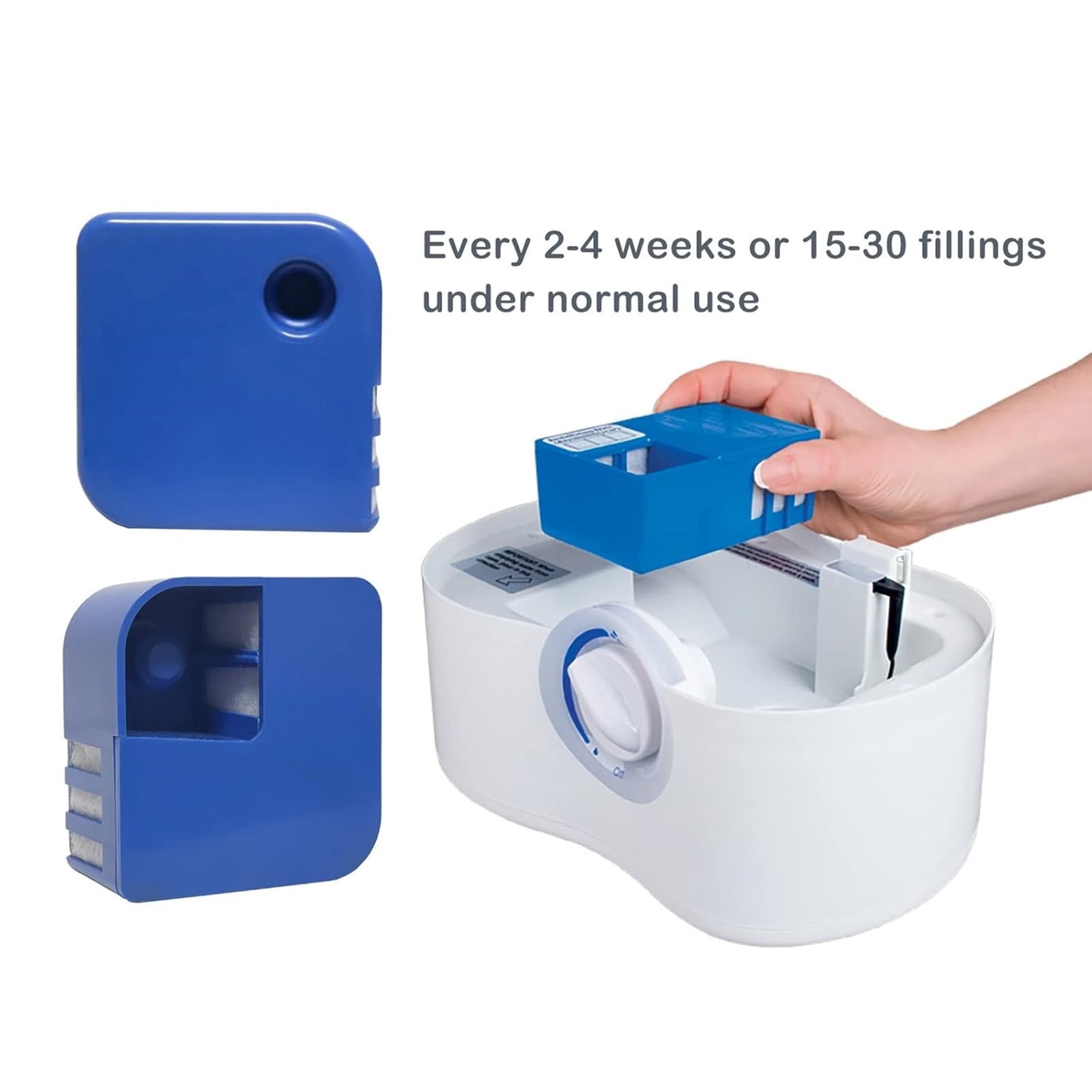 3 Pieces Demineralization Cartridges for V4600 V5100 VUL575 Ultrasonic Humidifier Parts Water Filter Replacement