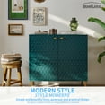 thumbnail image 4 of Boyel Living Buffet 2 Portes Rangement Cuisine, Armoire Moderne Console, Buffet pour Salon, Vert, 4 of 10