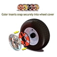 Good Vibrations Wheelies 8" Tractor Wheel Cover Set Black