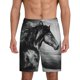 thumbnail image 1 of Fotbe Running Horse Pantalones Cortos de Pijama para Hombre, Ropa de Dormir, Pantalones de Pijama Cortos para Hombre-X-Large, 1 of 6