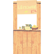 SS11244 Lemonade Stand Store Stand In Cardboard Cutout Standee Standup Stand In