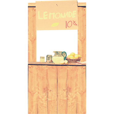 SS11244 Lemonade Stand Store Stand In Cardboard Cutout Standee Standup Stand In
