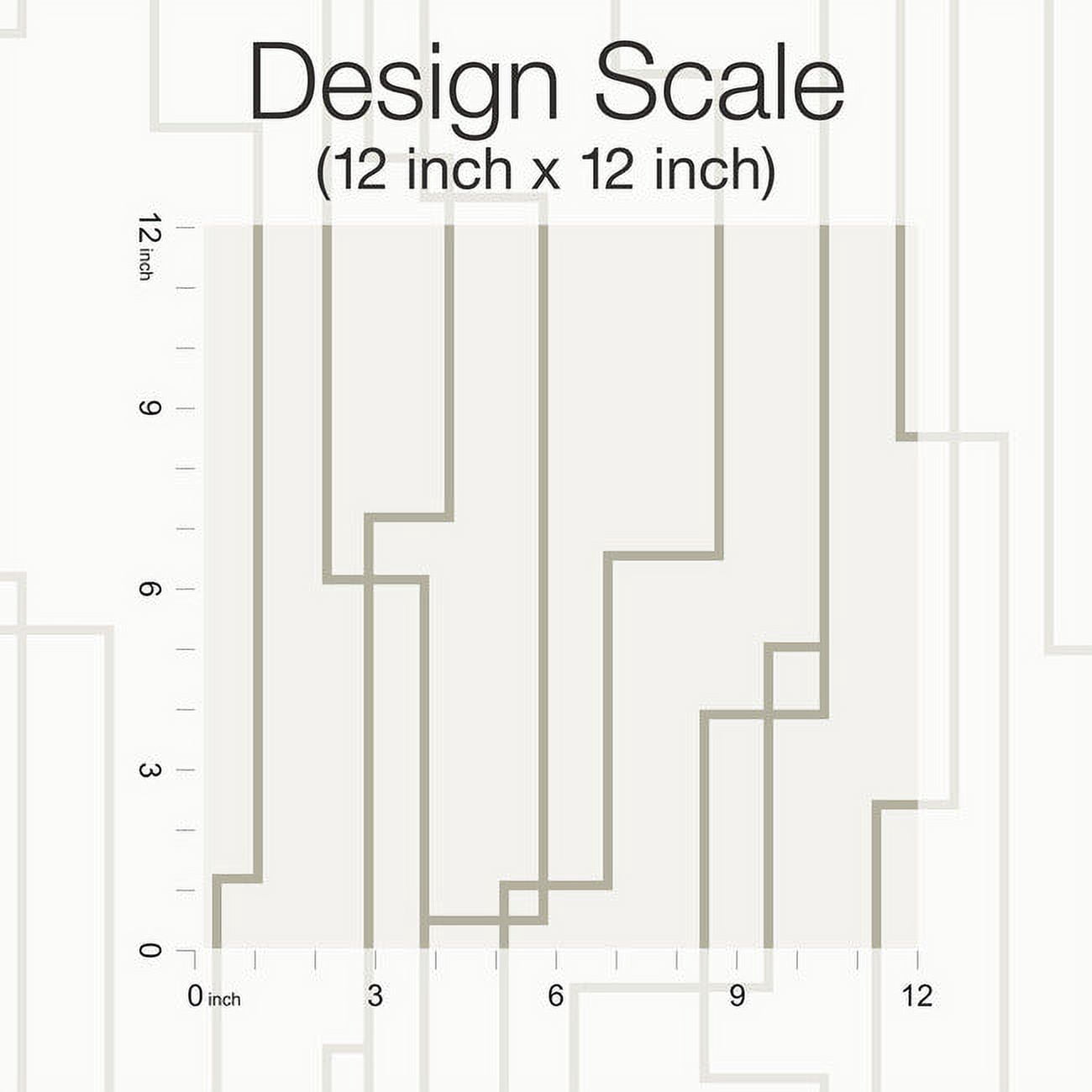 RoomMates Gray, Geometric Circuits Peel & Stick Wallpaper