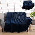 thumbnail image 2 of Blanket Scallop Throw 50"" Decorative Holiday Throw Features Soft and Velvet with Scalloped Edges, A Blanket, 2 of 9