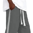 thumbnail image 4 of Dagugfen Athletic Pants for Men Loose Fitted Drawstring Elastic Waist Summer Outdoor Basketball Workout Full Length Pants for Men, 4 of 6