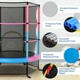 thumbnail image 6 of Gymax 55'' Trampoline for Kids Toddler Recreational Trampoline w/ Safety Enclosure Multicolor, 6 of 10
