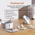 thumbnail image 5 of Vinci S6 Cat Water Fountain, 88oz/2.6L Wireless Automatic Cat Fountain with Water Level Window for Cats and Dog with Motion Sensor, Ultra Quiet Battery Operated Pet Water Dispenser with 2 Filters, 5 of 9