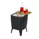 thumbnail image 1 of Mesa Hielera Auxiliar Enfriador Cooler Table Jardin Y Exteriores Tabaco MQ Moderno, 1 of 9