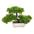 thumbnail image 3 of 2 Bonsáis Artificiales De Pino Japonés En Maceta Para Escritorio, Ideal Para Baño Y Chimenea., 3 of 8