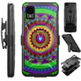 thumbnail image 1 of Compatible with TCL ION Z; Hybrid Luxguard Holster Phone Case Cover (Green Orange Mandala), 1 of 3