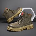 thumbnail image 2 of Botas Martin para hombre, moda 2024, nuevas botas de carga altas, cómodas y versátiles, plataforma para exteriores, zapatos de senderismo Martin, 2 of 5