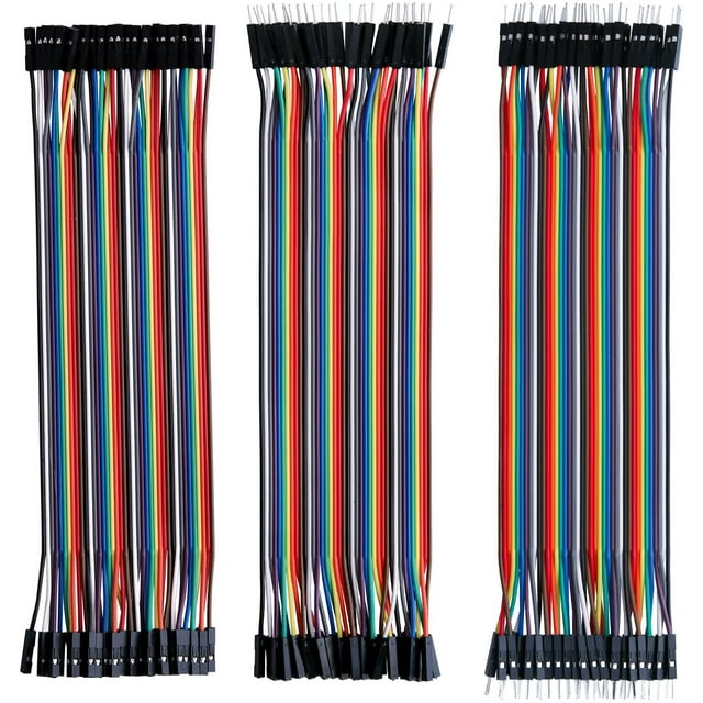 Juego de conectores Dupont Conector Dupont macho hembra Conector de cable Dupont Carcasa de conector de enchufe Dupont con cable Dupont Ormromra YQ-0375