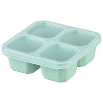ACDANC 1Pc Snack Containers Reusable Bento Snack Box 4 Compartments Meal Prep Lunch Containers for Kids Adults Divided Food Storage Containers for School Work Travel