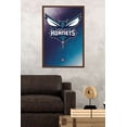 thumbnail image 2 of NBA Charlotte Hornets - Logo 14 Wall Poster, 22.375" x 34", Framed, 2 of 2