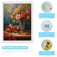 thumbnail image 3 of Diamond Art Kit for Adults, Violin Roses Vase Tapestry Vintage Diamond Painting for Adults Beginners, 5D DIY Diamond Art Painting Kits, Colorful Diamond Painting Craft for Home Decor 12x16, 3 of 7