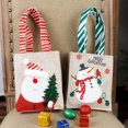 thumbnail image 4 of Toystoory Bolsa de regalo de Navidad con asa Atmósferas Vacaciones Decorativo Navidad Snack Bolso Granja Embalaje Presente Titular Kits de decoración para fiestas Anciano, 4 of 6