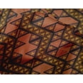 thumbnail image 4 of oneOone Silk Tabby Fabric Chevron Flame Stitch Decor Fabric Printed BTY 42 Inch Wide, 4 of 4