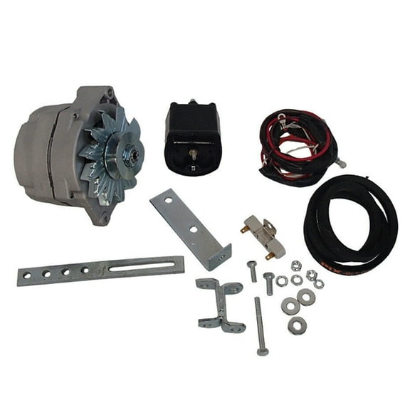 OEG Parts New Alternator Generator Conversion Kit 12V 63 AMP Delco 10 SI Replacement For Ford 1939-1951 8N 2N 9N Tractors with Front Mount Distributors AKT0001, 1100-0530, 400-14142, 9940-0001,
