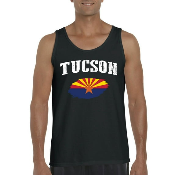 MmF - Men's Tank Top for Men, up to Men Size 3XL - Tucson Arizona Flag