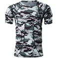 thumbnail image 1 of Padded Compression Shirt Chest Protector Undershirt for Football Soccer Paintball Shirt, 1 of 5