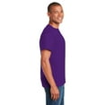 thumbnail image 3 of Gildan Short Sleeve T-Shirt for Men - S Size | 100 Heavy Cotton Crew Neck Tee, Purple, 5.3 oz, 3 of 6