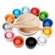 thumbnail image 1 of Pelotas en vasos Juguetes Montessori Aprendizaje de habilidades motoras finas educativas tempranas para 1 12 colores, 1 of 9