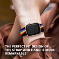 thumbnail image 5 of Pride Rainbow Watch Band Compatible Con Apple Watch 38 Mm, 40 Mm, 41 Mm, 42 Mm, 44 Mm, 45 Mm, Correa De Silicona De Repuesto Para Iwatch Series 7, 6, 5, 4, 3, 2, 1, Regalos Unisex Para Mujeres Y Hombr, 5 of 5