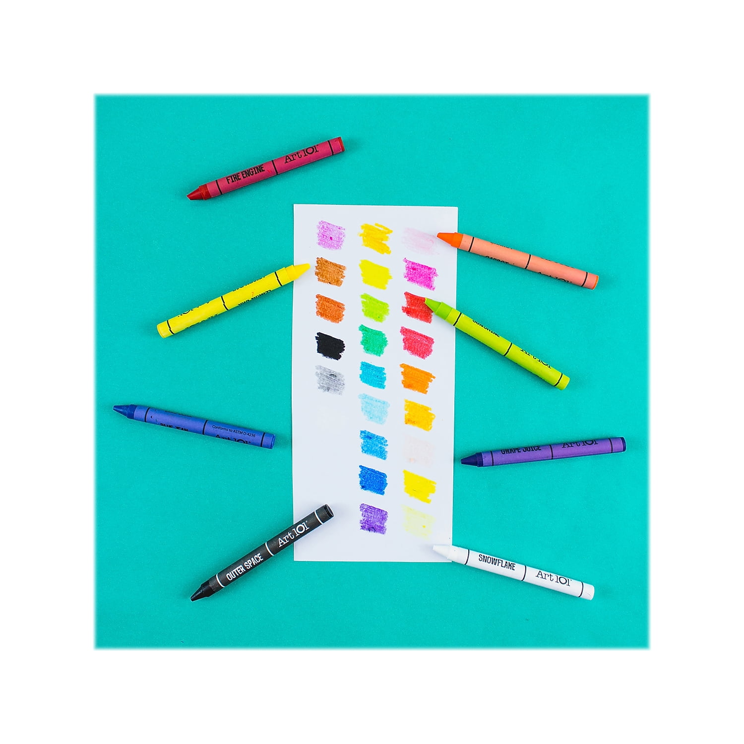 Art 101 Multifunctional Art Set / Kit with 136 Pieces in a Wood Case for Children and Adults
