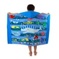 thumbnail image 4 of Toalla De Baño Con Capucha Para Niños Poncho De Surf Para Bebés Bata Suave Y Envolvente Para Niños Pequeños Para Ducha/Playa/Piscina 50 X 30 Toalla Grande Envolvente, 4 of 4