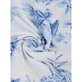 thumbnail image 6 of Women'S Summer Casual Short Sleeve Tiered Flowy Dress Long Midi Beach Sundress Vacation Outfits Blue Print XXL, 6 of 7