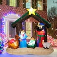 thumbnail image 1 of Belén inflable navideño MUMTOP de 6 pies con luces LED, 1 of 9