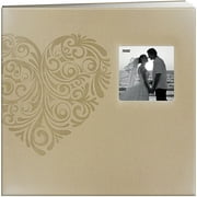 Pioneer Embossed Wedding Post Bound Album 12"X12"-Heart