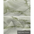 thumbnail image 6 of Marble Sage Green Kitchen Valances for Windows Farmhouse Linen Window Valance Curtain for Living Room Window Treatment Modern Abstract Ink Painting Luxury Valance Rod Pocket Topper, 60 x 18 Inch, 6 of 6