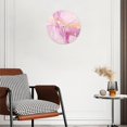 thumbnail image 3 of Round Wall Clock,Elegant Lilac And Pink Watercolor Background With Golden Veins,Silent Non-Ticking Wall Clock Decor for Home Office Kitchen Living Room Bedroom(12inch), 3 of 4