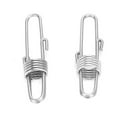thumbnail image 2 of 2PCS Bagues de Pied d'Oiseau en Acier Inoxydable Anti-Dérapant Boucle de Jambe d'Ouverture, 2 of 8