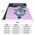 thumbnail image 3 of Totoro Fleece Throw Blankets, Super Soft Flannel Cozy Blankets for Adults, Washable Lightweight Blanket for Couch Sofa Bed Office, Warm Plush Blankets, 3 of 8