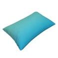 thumbnail image 2 of Haiem Pillowcase for Hair and Skin Queen - Teal Turquoise Printed Soft Pillowcase with Envelope Closure-16"x24", 2 of 8