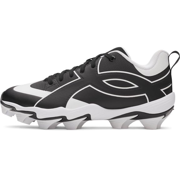Under Armour Botas de Béisbol Leadoff Icon Low RM JR para Niños, Negro 001, Talla 12K