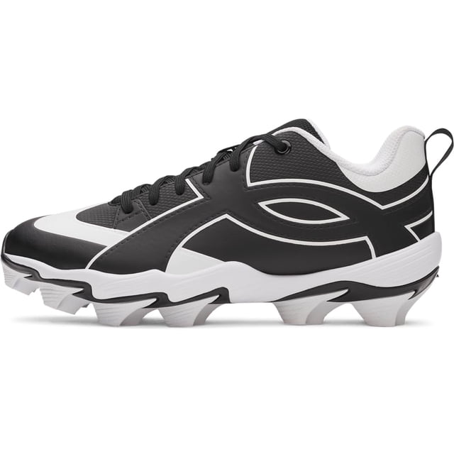 Under Armour Botas de Béisbol Leadoff Icon Low RM JR para Niños, Negro 001, Talla 12K