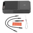thumbnail image 2 of M.2 SSD Case, M.2 NVMe SSD Enclosure 10Gbps Portable Hollow Design  For Office, 2 of 8